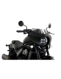 CUPOLINO SEMICARENATO SPORT MIRAGE PUIG COMPATIBILE PER HONDA REBEL CMX1100 2025 > 2026 FUME CHIARO 21460H