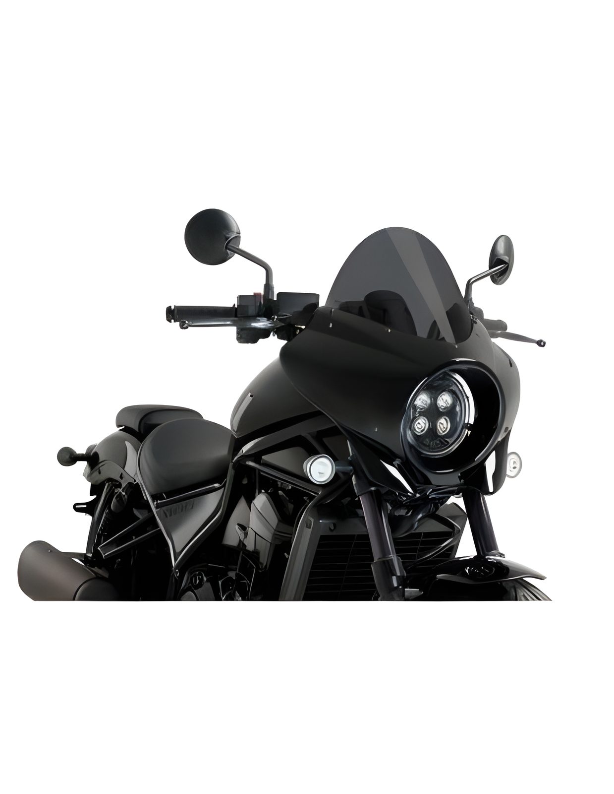 CUPOLINO SEMICARENATO TOURING MIRAGE PUIG COMPATIBILE PER HONDA REBEL CMX1100 DCT 2025 > 2026 FUME SCURO 21461F