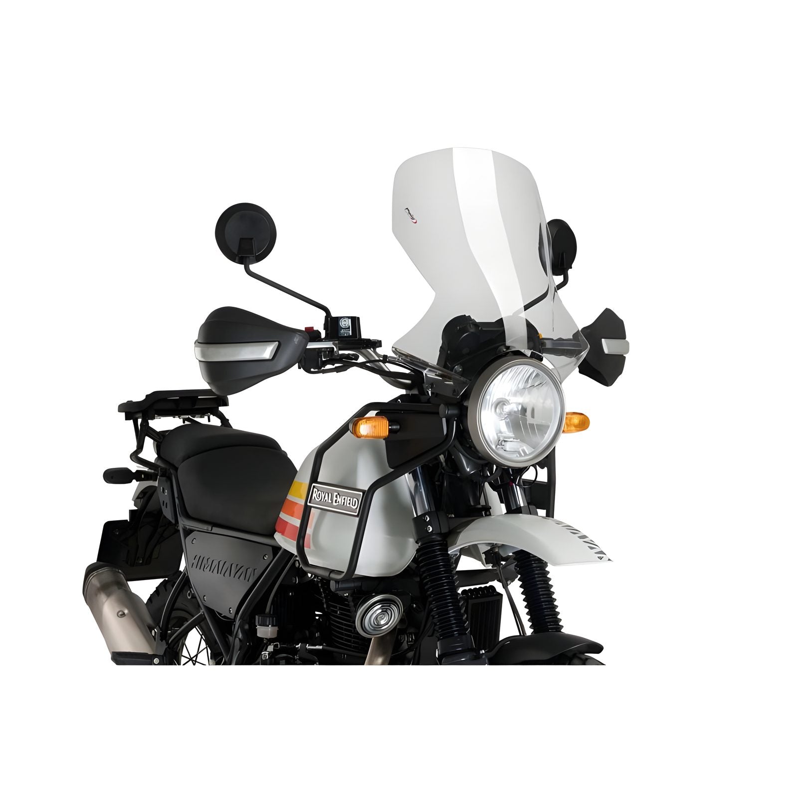 CUPOLINO TOURING PUIG COMPATIBILE PER ROYAL ENFIELD HIMALAYAN 400 2017 > 2020 TRASPARENTE 21463W
