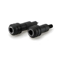 TAMPONI PARATELAIO MOD. VINTAGE 2.0 PUIG COMPATIBILE PER BENELLI LEONCINO 800 TRAIL 2022 > 2024 NERO COPPIA 21467N