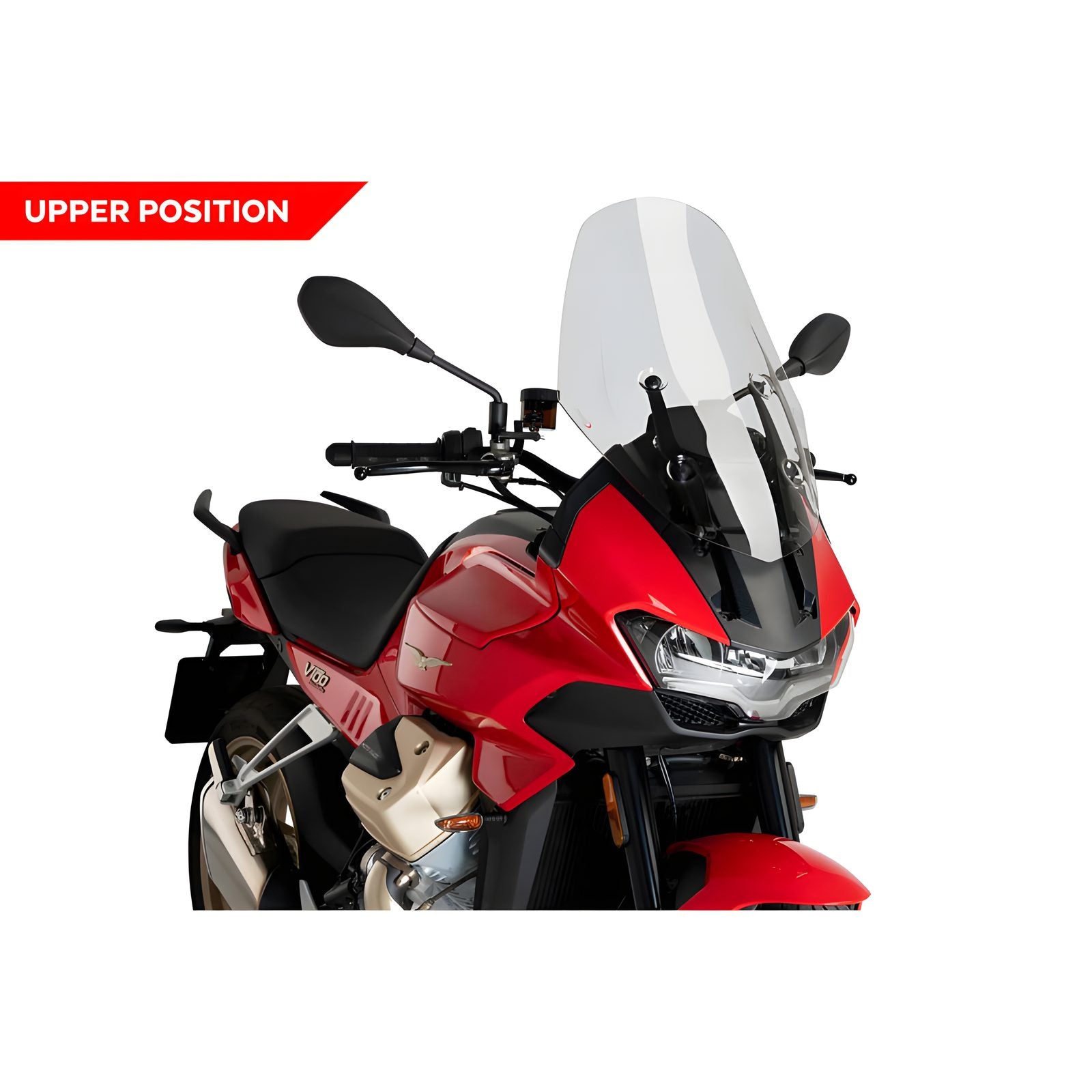 CUPOLINO TOURING PUIG COMPATIBILE PER MOTO GUZZI V100 1000 S MANDELLO 2023 > 2024 TRASPARENTE 21484W