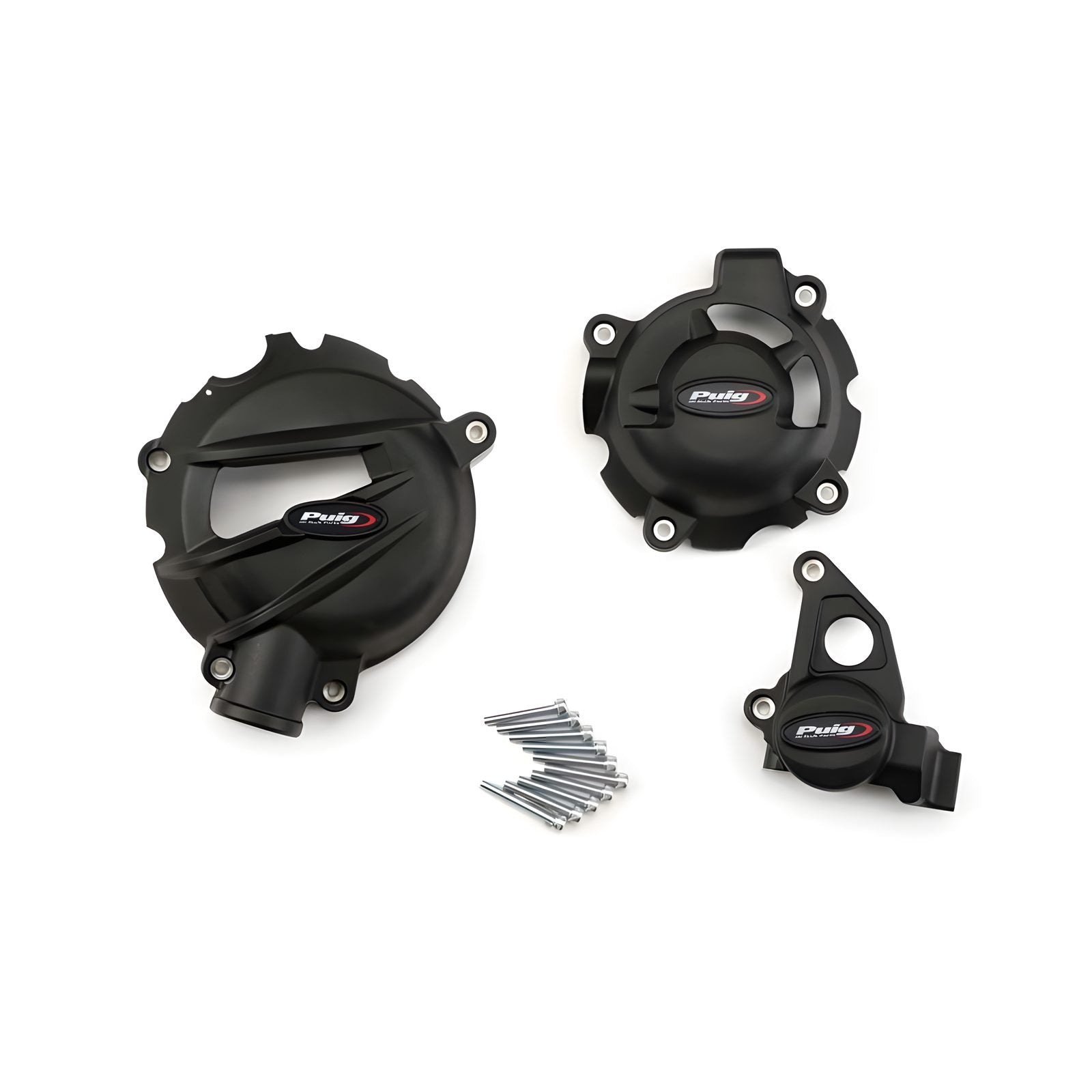 KIT PROTEZIONE CARTER MOTORE TRACK PER CAMPIONATO PUIG COMPATIBILE PER BMW S 1000 RR 2019 > 2024 NERO 21503N