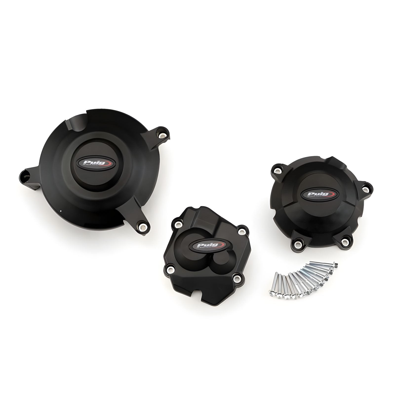 PROTEZIONE CARTER MOTORE TRACK PER CAMPIONATO PUIG COMPATIBILE PER KAWASAKI ZX-10R 1000 NINJA KRT 2016 > 2020 NERO 21514N