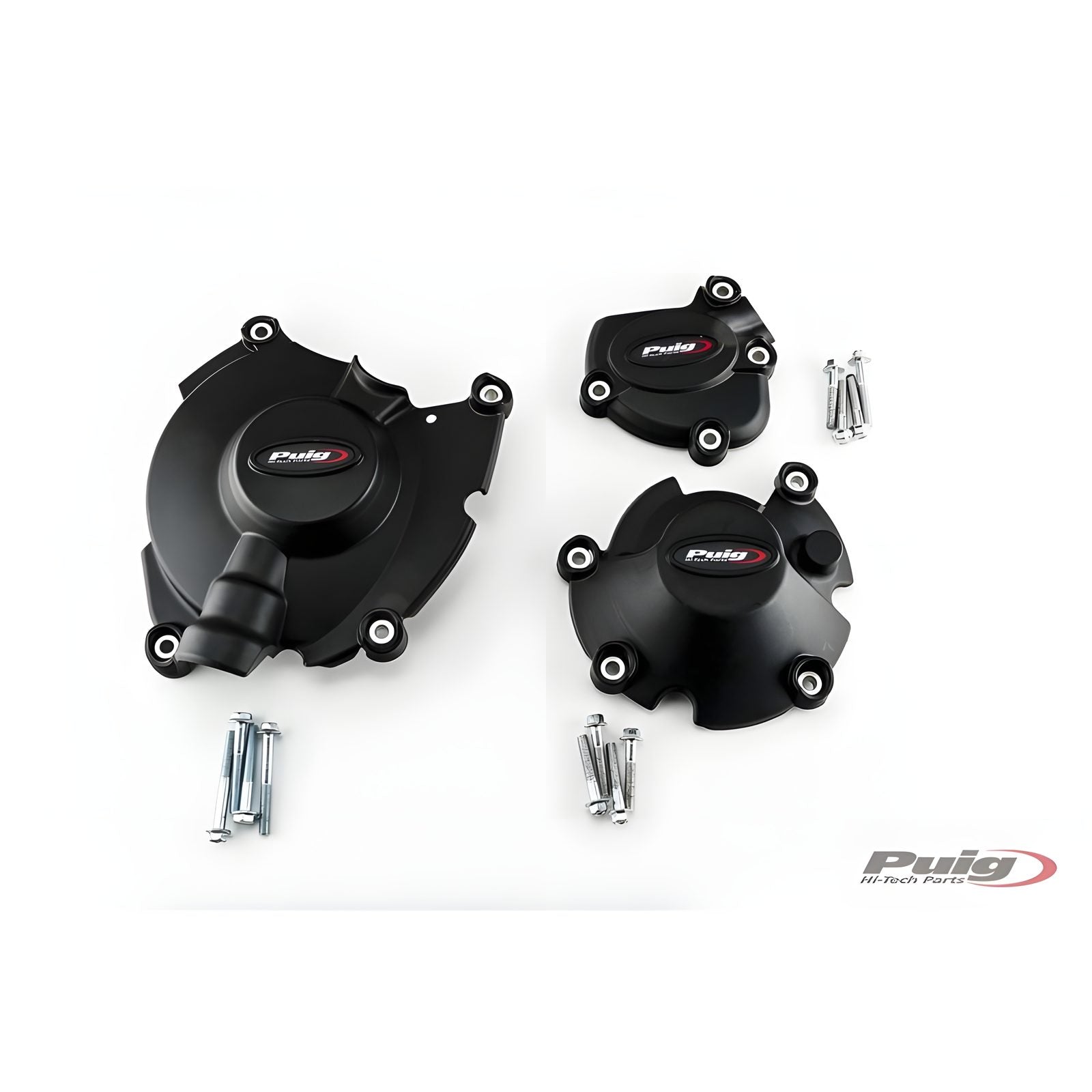 PROTEZIONE CARTER MOTORE TRACK PER CAMPIONATO PUIG COMPATIBILE PER YAMAHA YZF-R1/R1M 1000 2020 > 2024 NERO 21518N