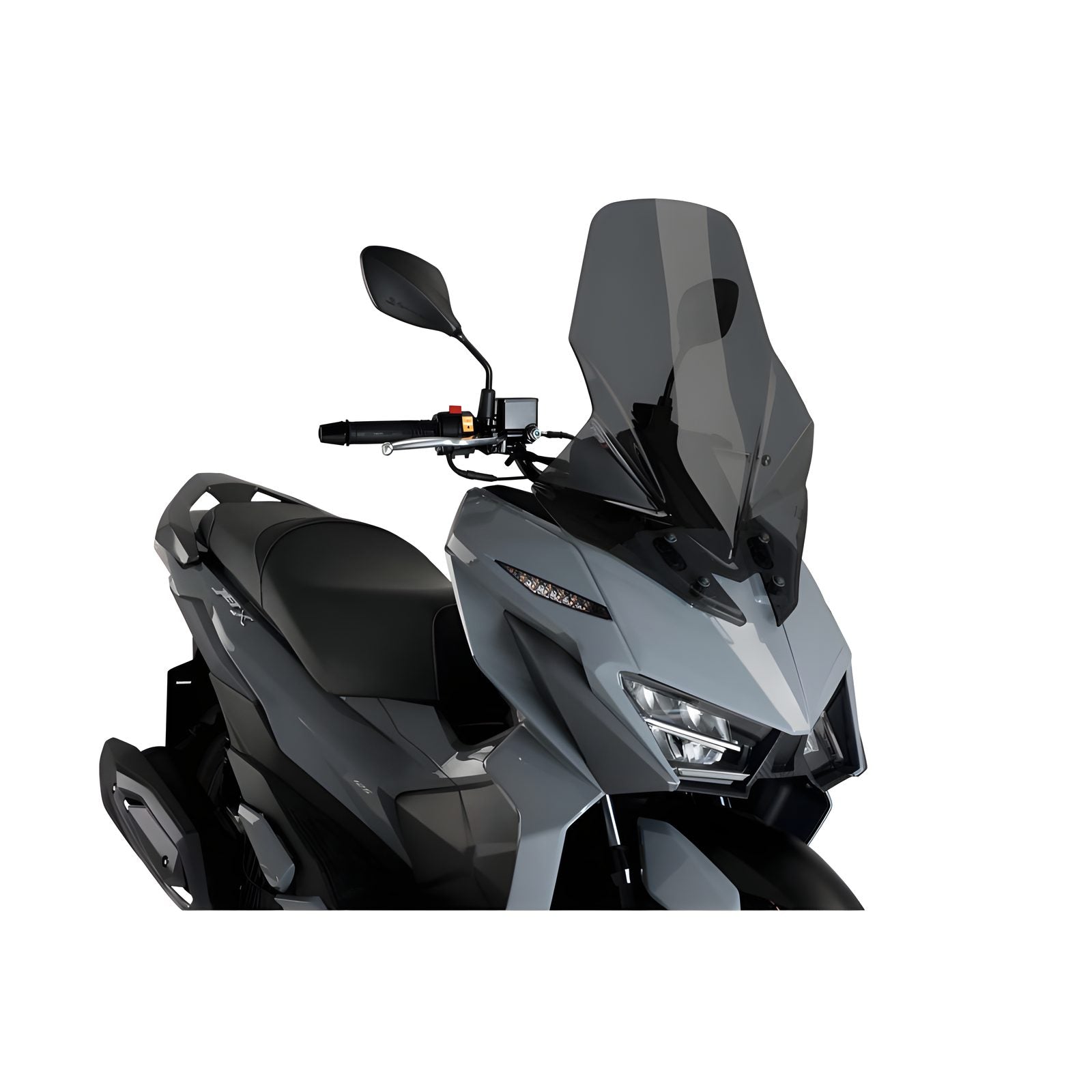 CUPOLINO V-TECH LINE TOURING PUIG COMPATIBILE PER SYM JET X 125 2021 > 2025 FUME SCURO 21534F
