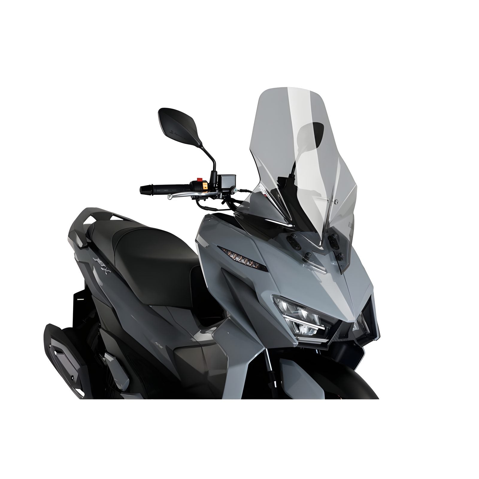 CUPOLINO V-TECH LINE TOURING PUIG COMPATIBILE PER SYM JET X 125 2021 > 2025 FUME CHIARO 21534H