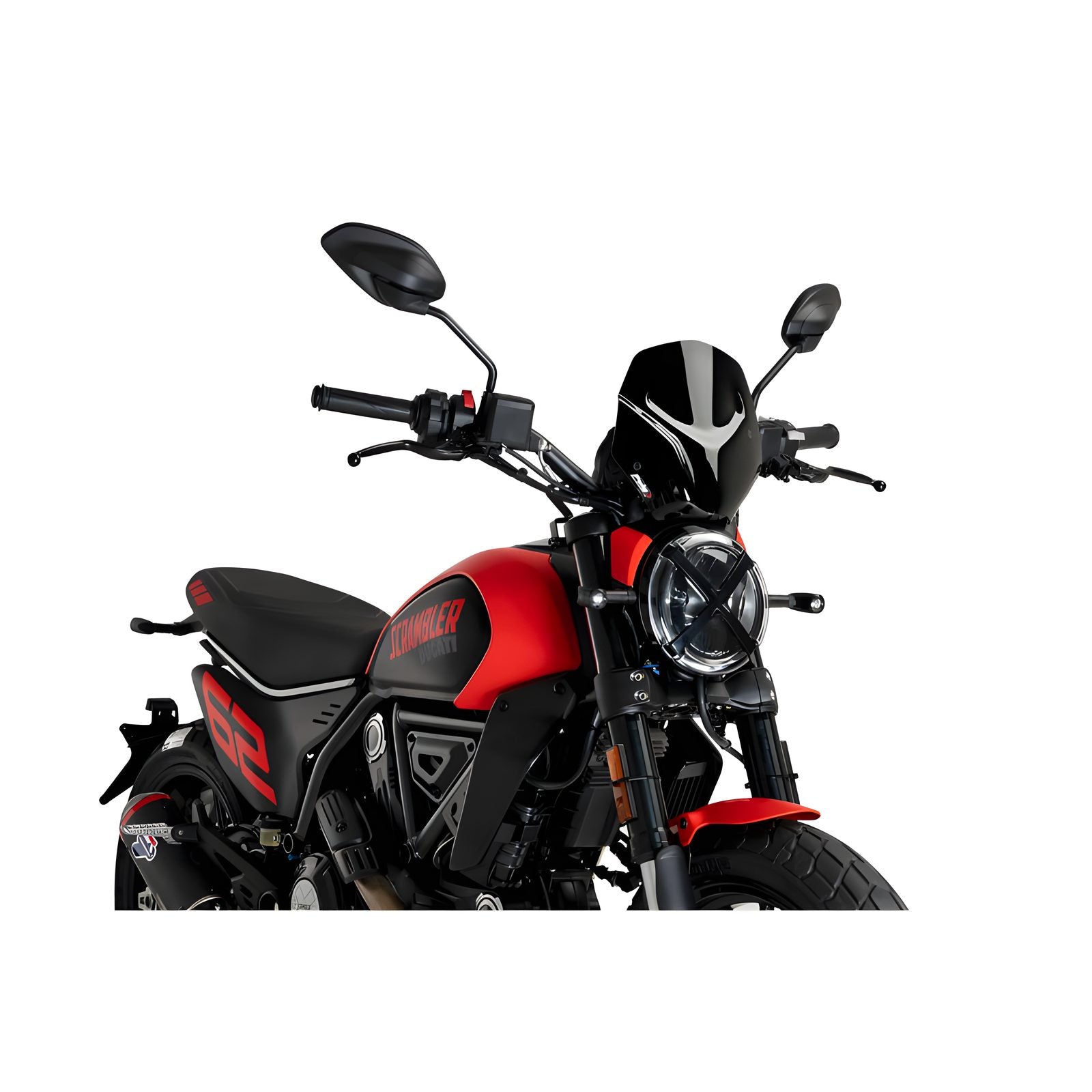CUPOLINO NAKED N.G. SPORT PUIG COMPATIBILE PER DUCATI SCRAMBLER 800 ICON/CLASSIC/FULL THROTTLE 2015 > 2023 NERO 21580N