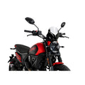 CUPOLINO NAKED N.G. SPORT PUIG COMPATIBILE PER DUCATI SCRAMBLER 800 ICON/CLASSIC/FULL THROTTLE 2015 > 2023 TRASPARENTE 21580W