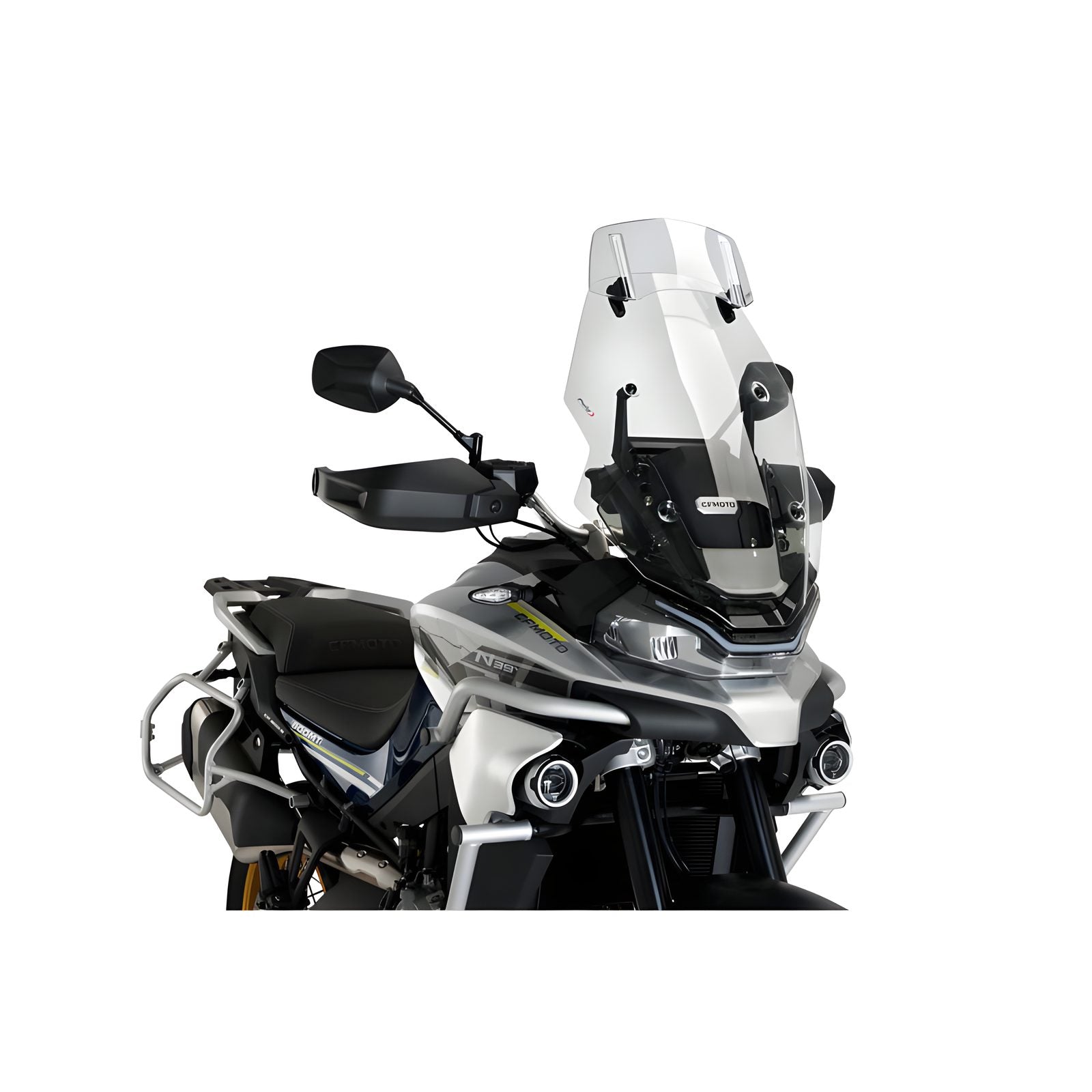 CUPOLINO TOURING-VISIERA PUIG COMPATIBILE PER CF MOTO 800MT TOURING 2022 > 2025 FUME CHIARO 21595H