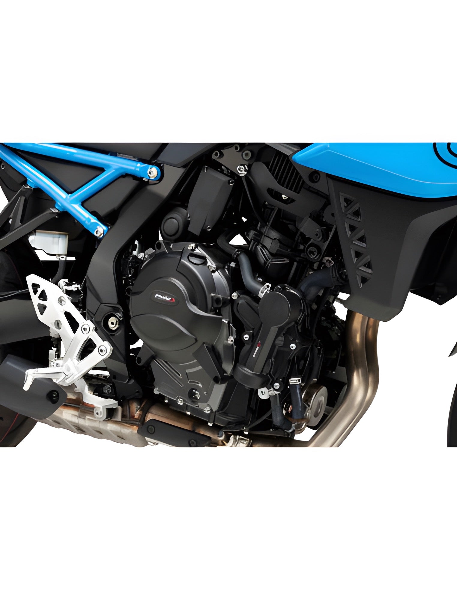 KIT PROTEZIONE CARTER MOTORE PUIG COMPATIBILE PER SUZUKI GSX-8TT 800 2025 NERO 21663N