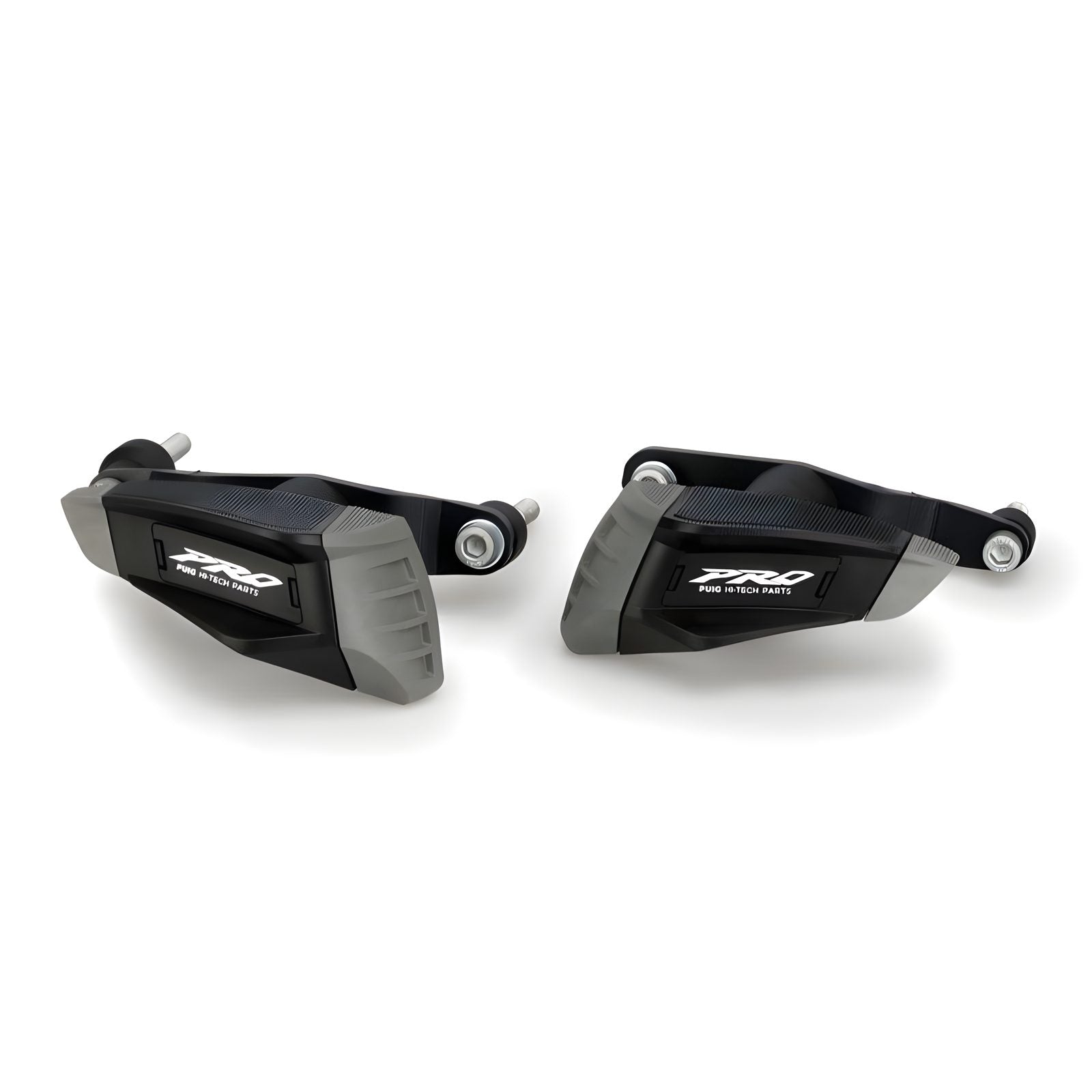 TAMPONI PARATELAIO MOD. PRO 2.0 PUIG COMPATIBILE PER HONDA TRANSALP XL750 2023 > 2024 NERO COPPIA 21666N
