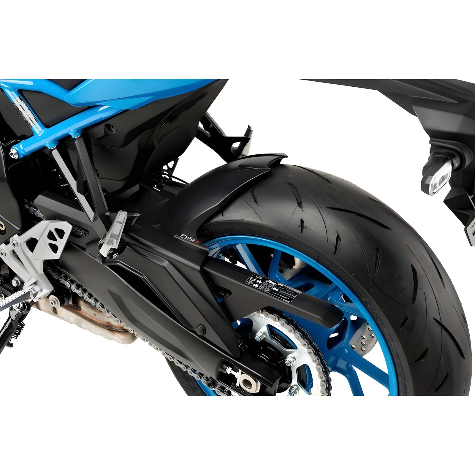PARAFANGO POSTERIORE PUIG COMPATIBILE PER SUZUKI GSX-8S 800 2023 NERO 21699J