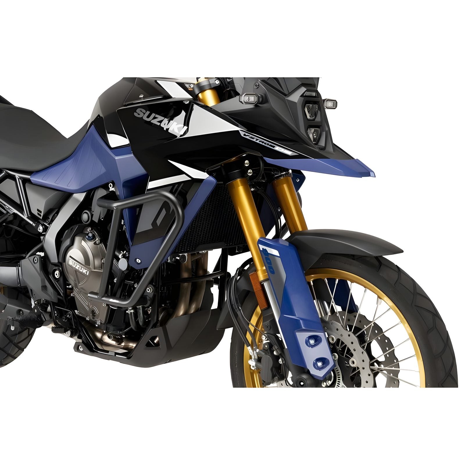 BARRE DI PROTEZIONE MOTORE PUIG COMPATIBILE PER SUZUKI DL V-STROM 800 DE 2023 > 2024 NERO  RICONDIZIONATO 21719N