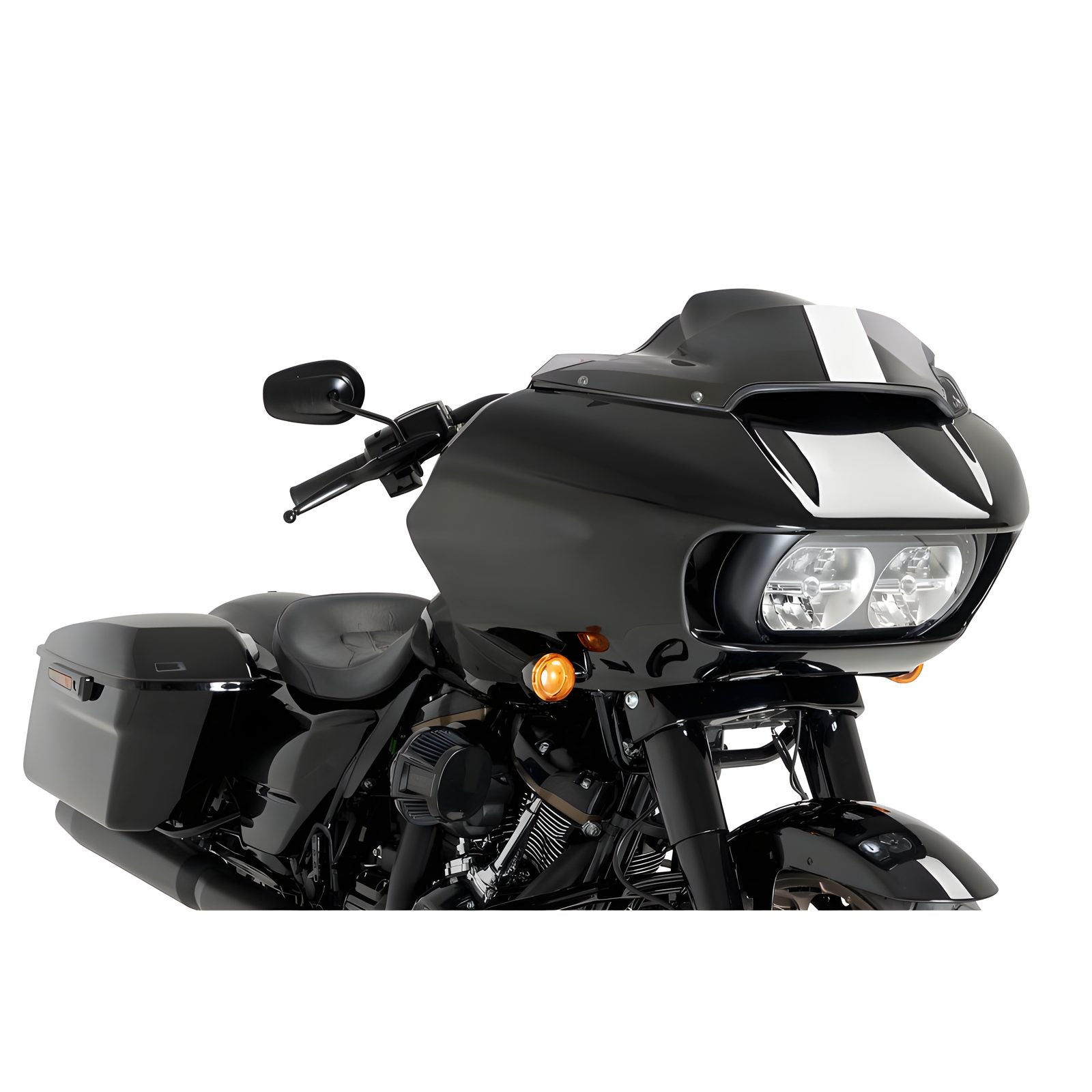 CUPOLINO HIGH-ROAD SPORT PUIG COMPATIBILE PER HARLEY DAVIDSON TOURING 1745 ROAD GLIDE 2017 > 2020 FUME CHIARO 21722H