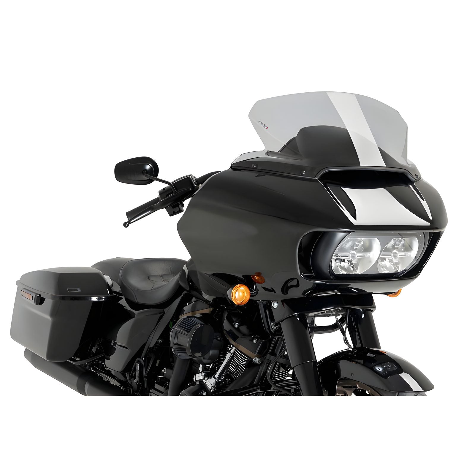 CUPOLINO HIGH-ROAD TOURING PUIG COMPATIBILE PER HARLEY DAVIDSON TOURING 1690 ROAD GLIDE 2015 > 2016 FUME CHIARO 21723H