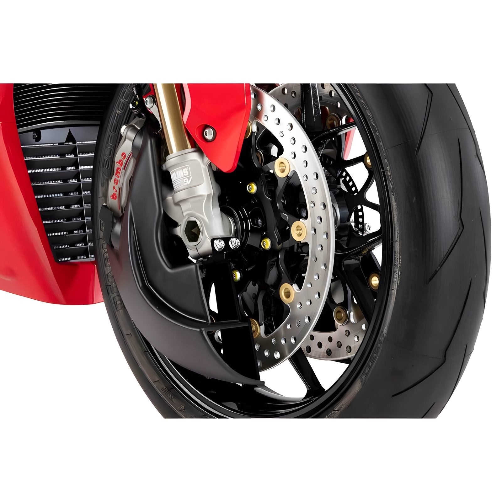 CONDOTTI DI RAFFREDDAMENTO FRENI PUIG COMPATIBILE PER HONDA CBR 1000 RR-R FIREBLADE 2024 > 2025 NERO OPACO COPPIA RICONDIZIONATO 21760J