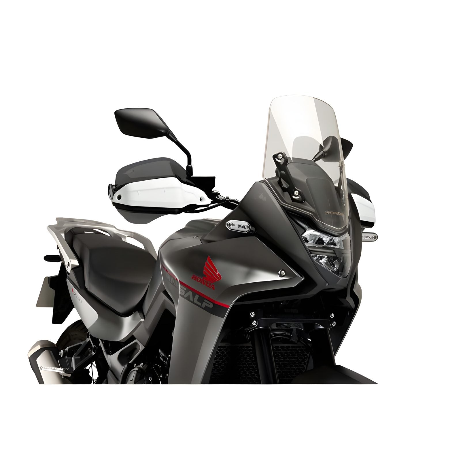 ESTENSIONE PARAMANI PUIG COMPATIBILE PER HONDA AFRICA TWIN CRF1100L 2020 > 2025 FUME SCURO COPPIA RICONDIZIONATO 21771F