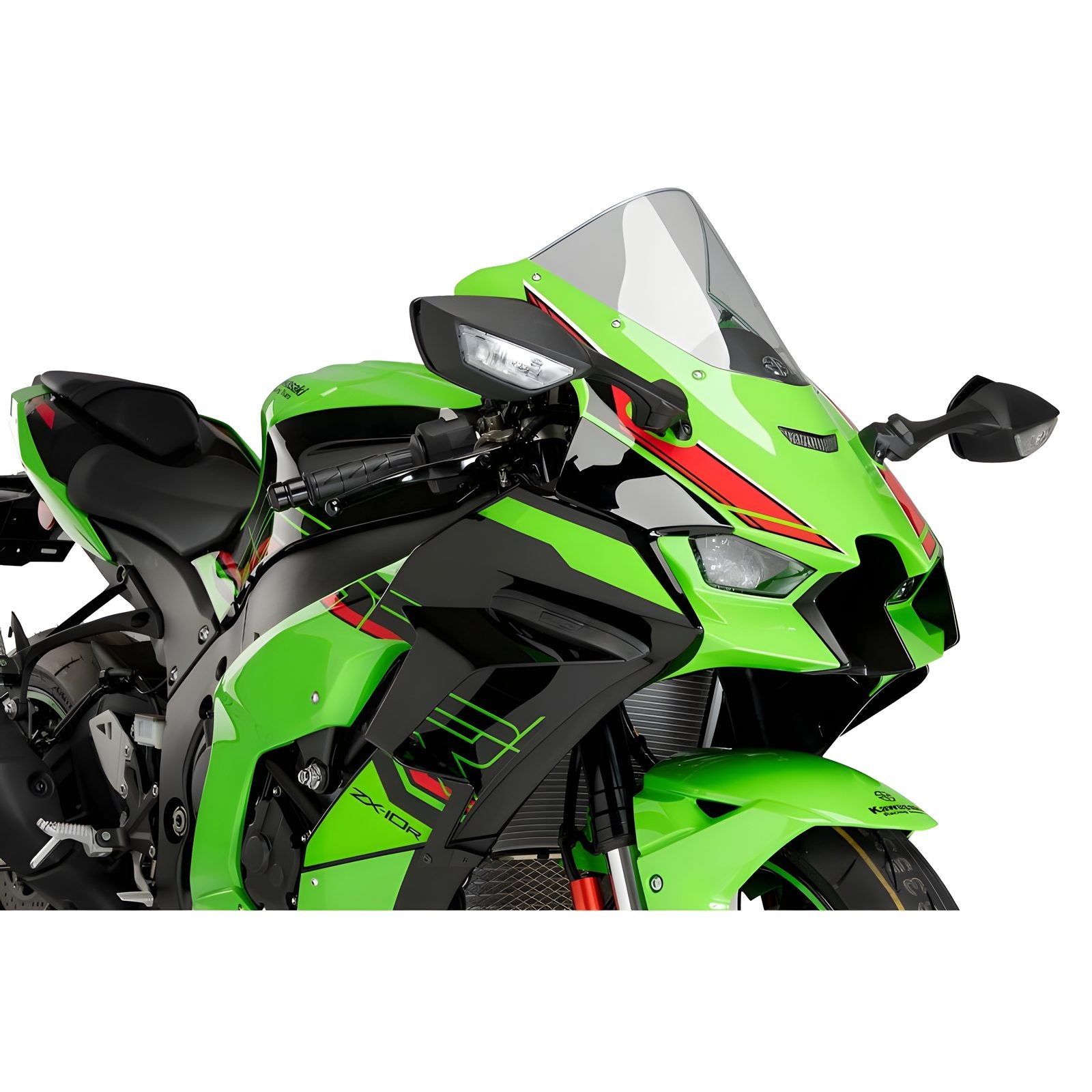 SPOILER DOWNFORCE RACE PUIG COMPATIBILE PER KAWASAKI ZX-10R 1000 2021 > 2024 NERO 21782N