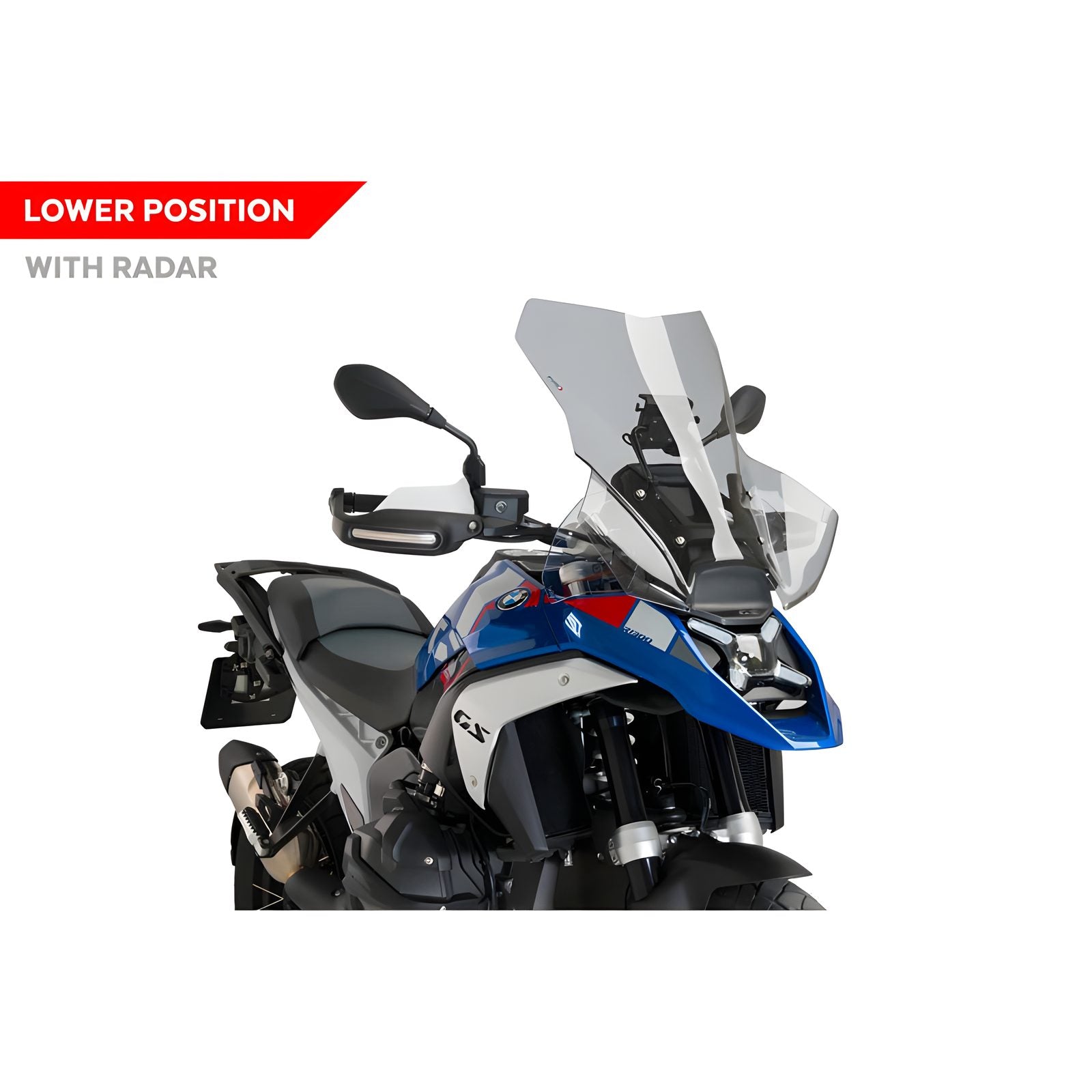 CUPOLINO TOURING PUIG COMPATIBILE PER BMW R 1300 GS 2023 > 2025 FUME CHIARO 21795H