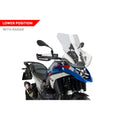 CUPOLINO TOURING PUIG COMPATIBILE PER BMW R 1300 GS TRIPLE BLACK 2023 > 2024 TRASPARENTE 21795W