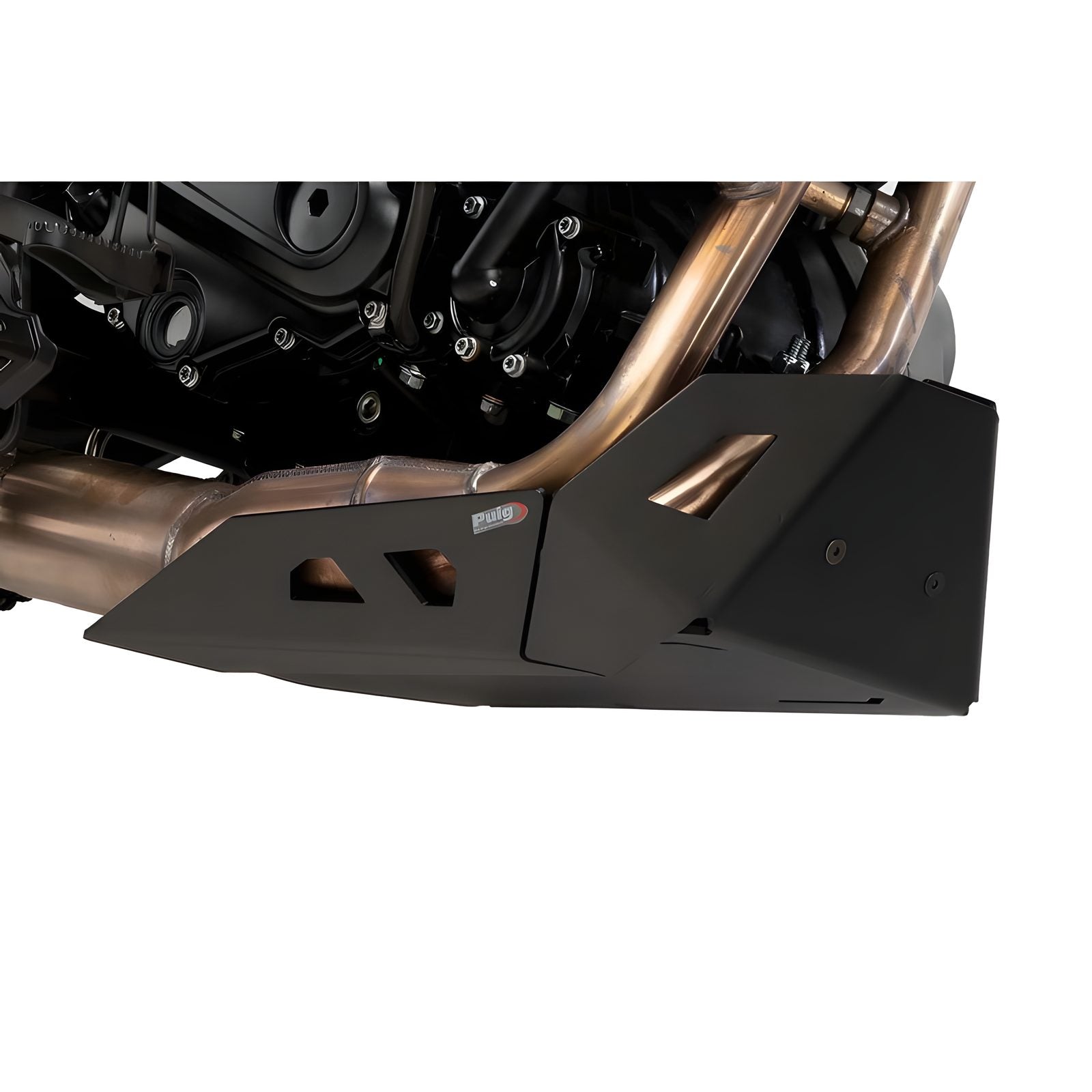 PROTEZIONE CARTER MOTORE PUIG COMPATIBILE PER BENELLI TRK 702 2023 > 2024 NERO 21830N