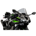 CUPOLINO R-RACER PUIG COMPATIBILE PER KAWASAKI ZX-6R NINJA 600 2024 FUME CHIARO 21832H