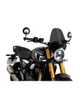CUPOLINO NAKED N.G. SPORT PUIG COMPATIBILE PER TRIUMPH SCRAMBLER 400 XC 2025 > 2026 FUME SCURO 21933F