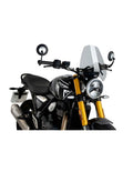CUPOLINO NAKED N.G. SPORT PUIG COMPATIBILE PER TRIUMPH SCRAMBLER 400 XC 2025 > 2026 FUME CHIARO 21933H
