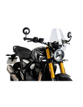 CUPOLINO NAKED N.G. SPORT PUIG COMPATIBILE PER TRIUMPH SCRAMBLER 400 XC 2025 > 2026 TRASPARENTE 21933W