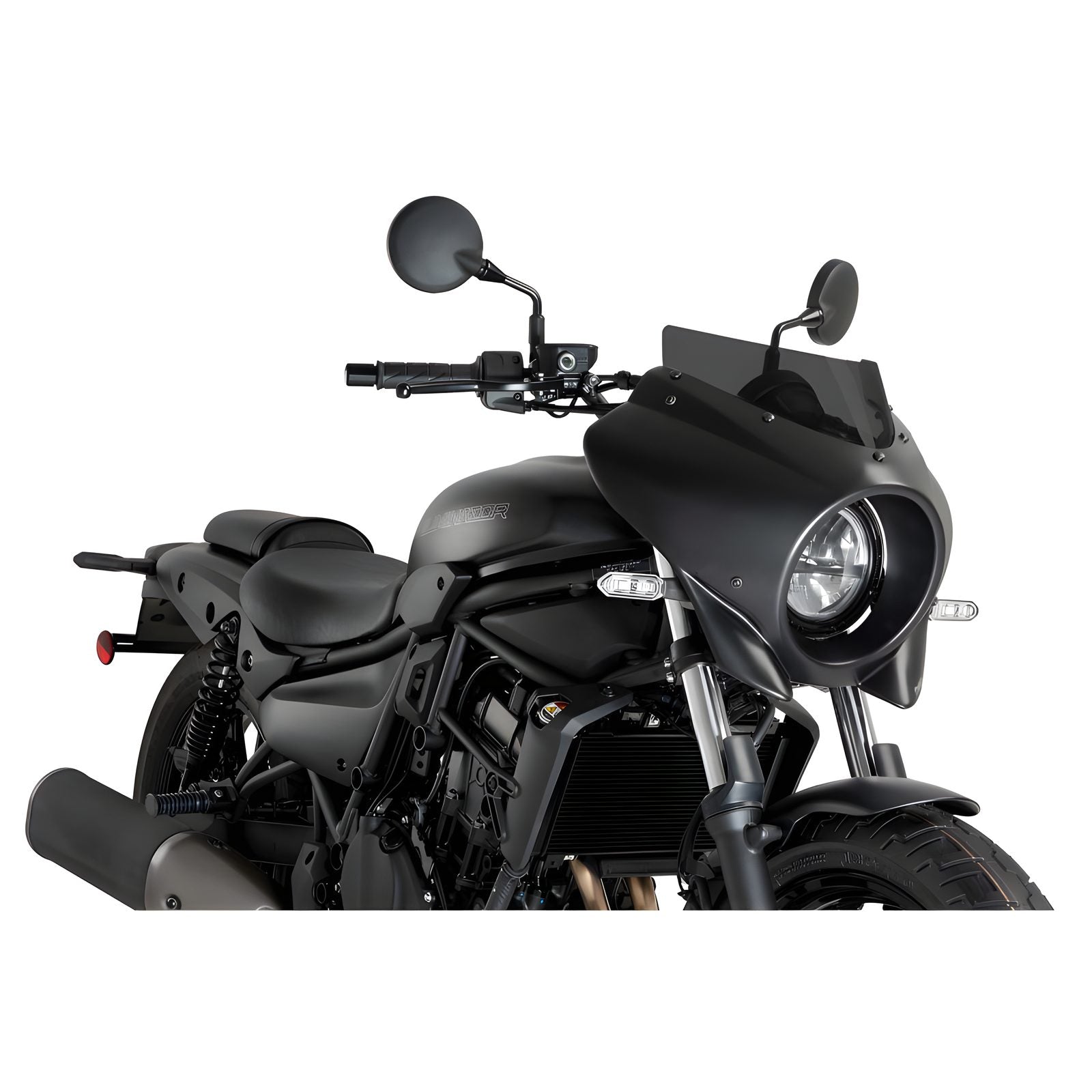 CUPOLINO SEMICARENATO SPORT MIRAGE PUIG COMPATIBILE PER KAWASAKI ELIMINATOR 500 2024 > 2025 FUME SCURO 21945F