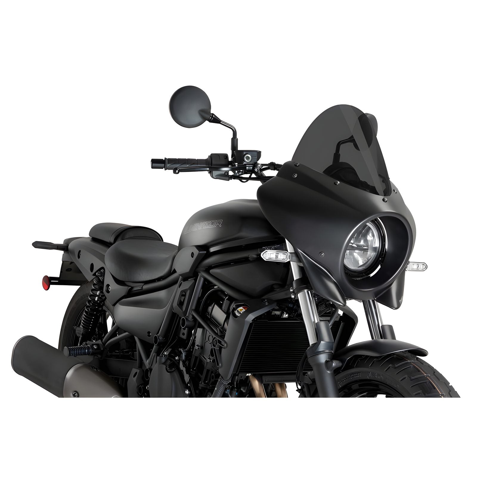 CUPOLINO SEMICARENATO TOURING MIRAGE PUIG COMPATIBILE PER KAWASAKI ELIMINATOR 500 SE 2024 > 2025 FUME SCURO 21946F
