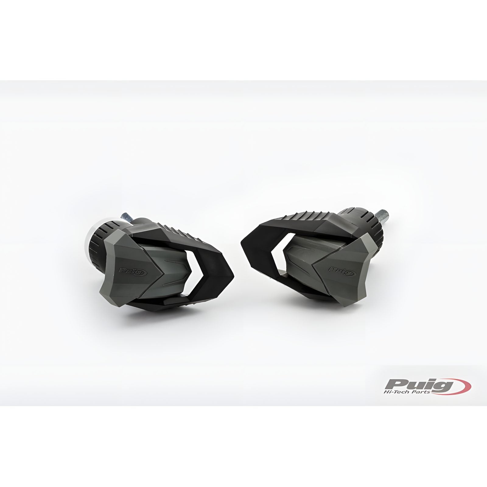 TAMPONI PARATELAIO MOD. R19 PUIG COMPATIBILE PER SUZUKI GSX-8R 800 2024 NERO COPPIA 21953N