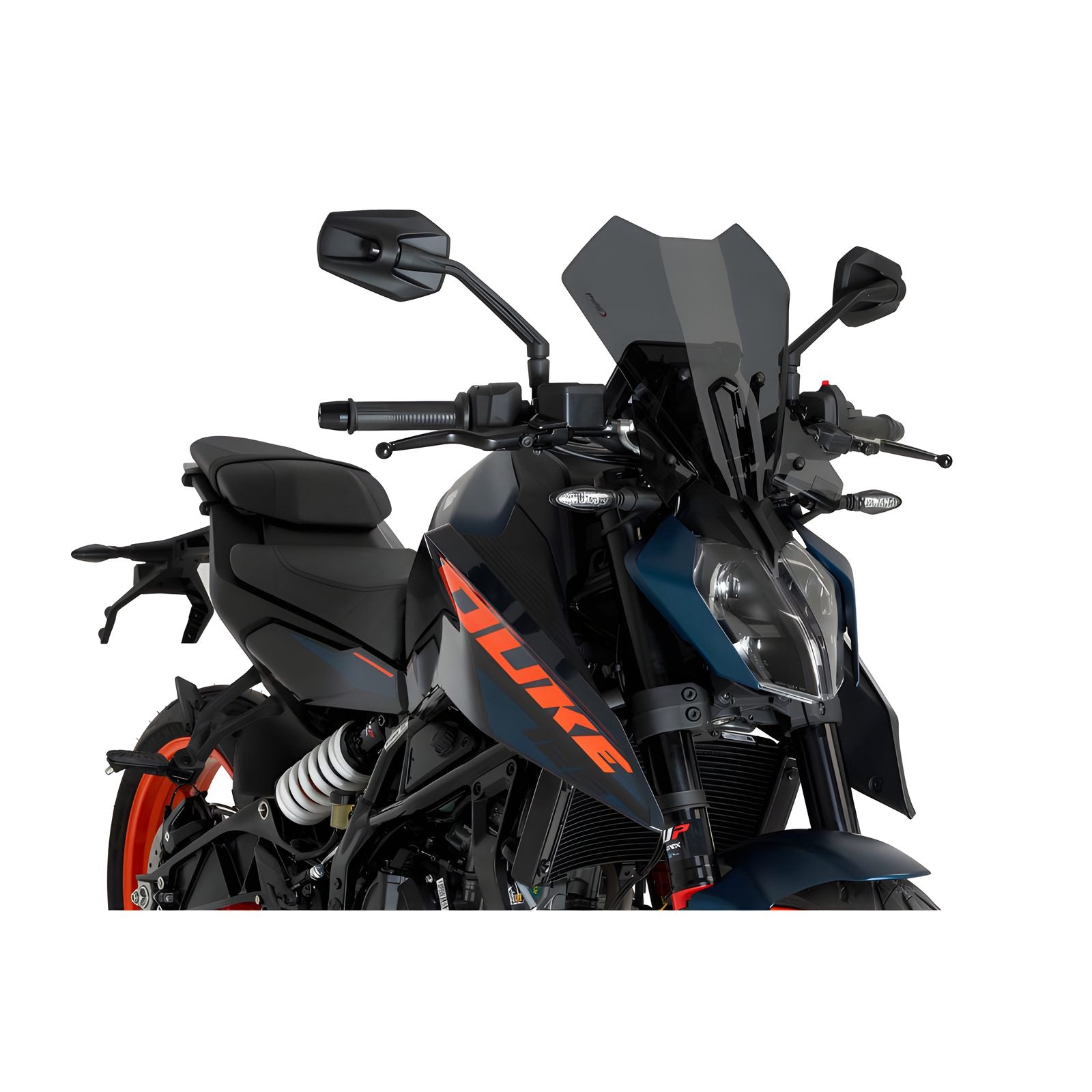 CUPOLINO NAKED N.G. TOURING PUIG COMPATIBILE PER KTM DUKE 390 2024 FUME SCURO 21998F