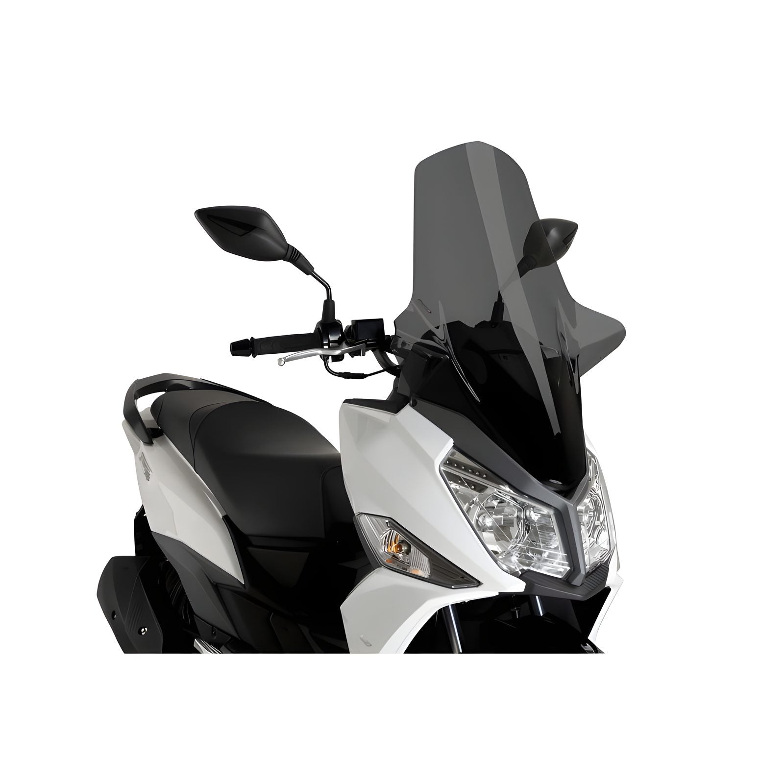 CUPOLINO V-TECH LINE TOURING PUIG COMPATIBILE PER SYM JET 14 125i 2021 > 2025 FUME SCURO 22000F