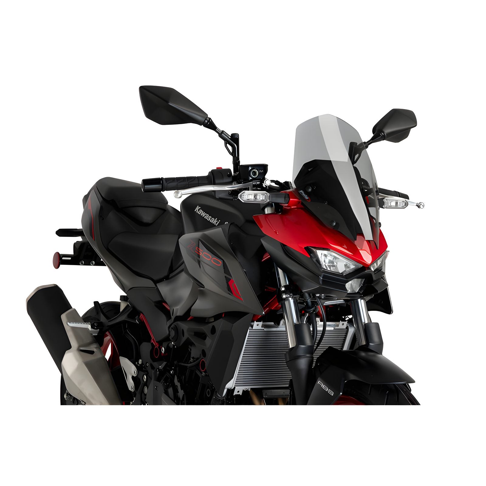 CUPOLINO NAKED N.G. TOURING PUIG COMPATIBILE PER KAWASAKI Z 500 2024 FUME CHIARO 22009H