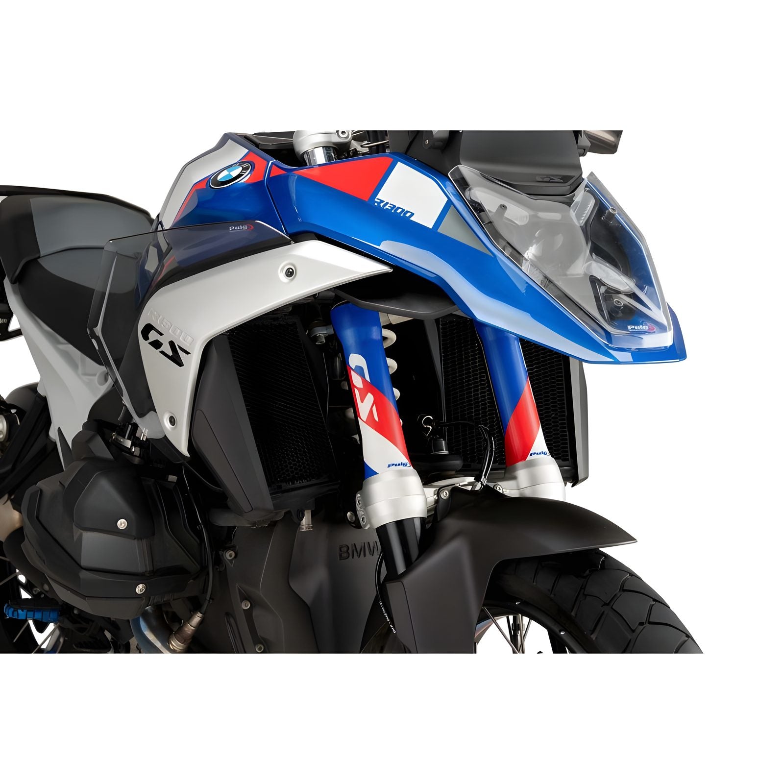 KIT PROTEZIONE FORCELLA PUIG COMPATIBILE PER BMW R 1300 GS 2023 > 2024 BLU 22051A