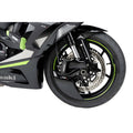CONDOTTI DI RAFFREDDAMENTO FRENI PUIG COMPATIBILE PER KAWASAKI ZX-6R NINJA 600 2024 > 2025 NERO COPPIA 22076N