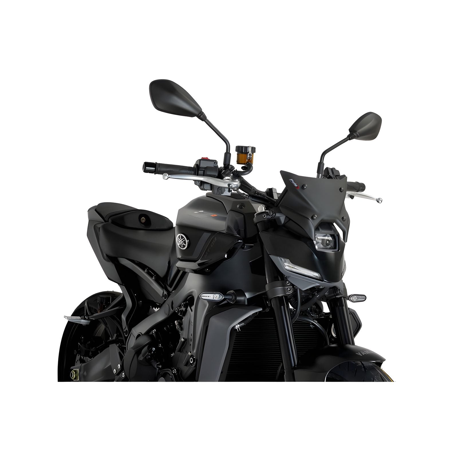 CUPOLINO NAKED N.G. SPORT PLUS PUIG COMPATIBILE PER YAMAHA MT-09 850 Y-AMT 2024 > 2025 NERO OPACO 22093J