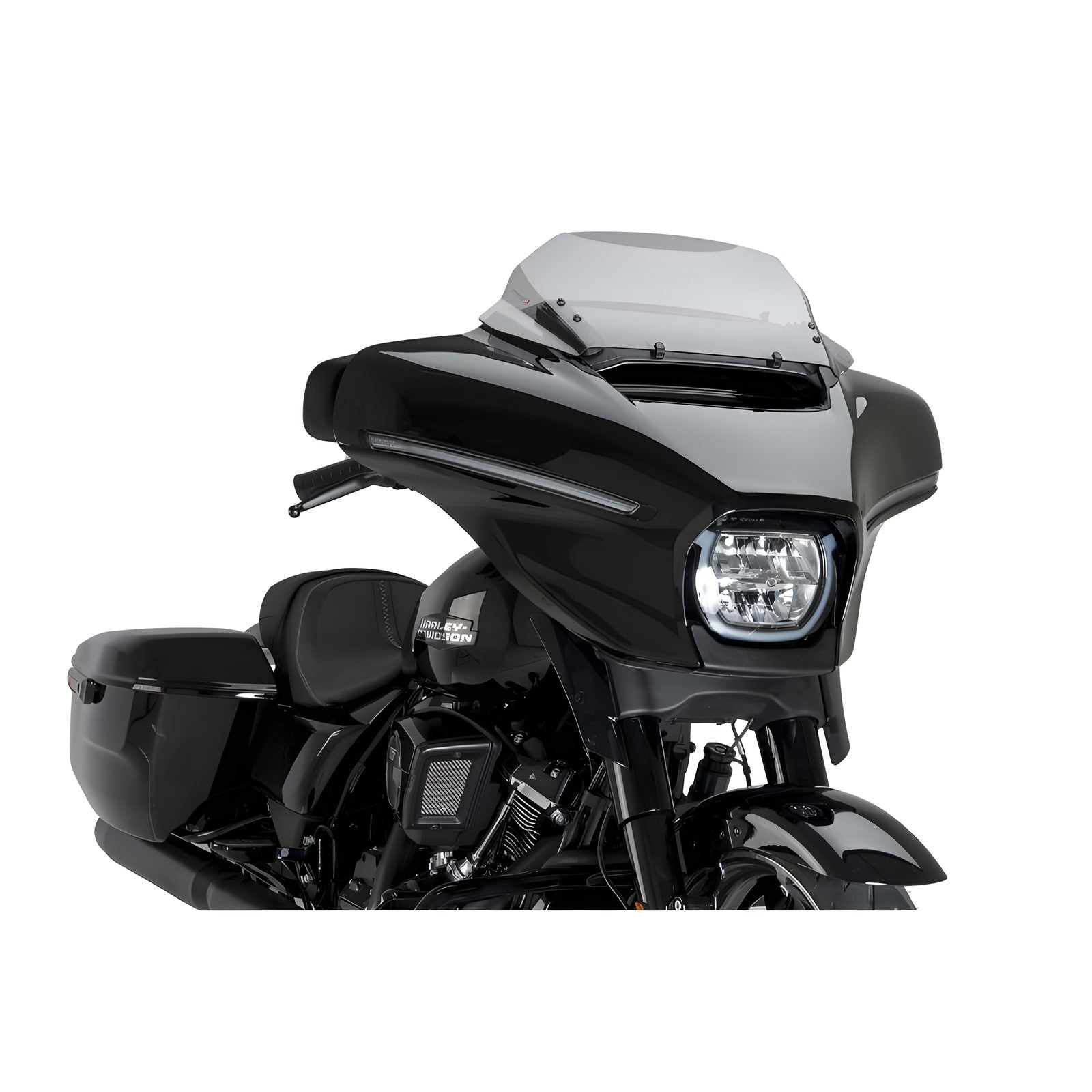 CUPOLINO HIGH-ROAD SPORT PUIG COMPATIBILE PER HARLEY DAVIDSON TOURING 1920 STREET GLIDE 2024 FUME CHIARO 22109H
