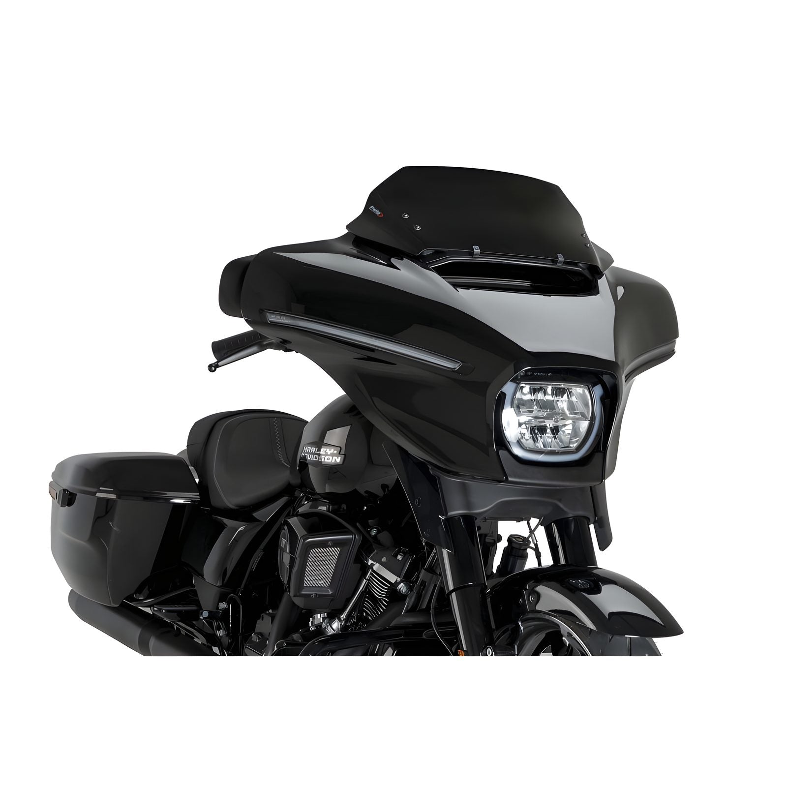 CUPOLINO HIGH-ROAD SPORT PUIG COMPATIBILE PER HARLEY DAVIDSON TOURING 1920 STREET GLIDE 2024 NERO 22109N