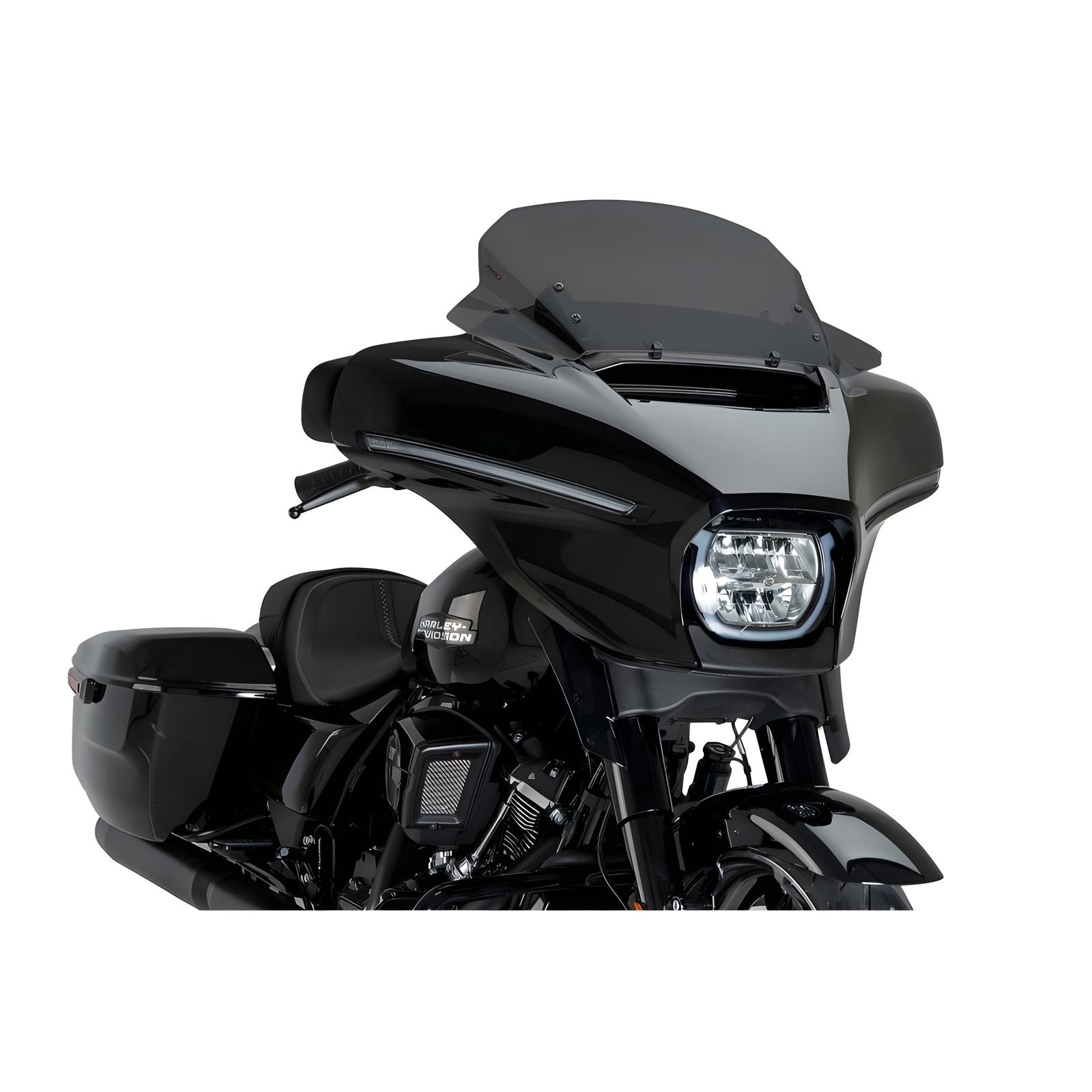 CUPOLINO HIGH-ROAD TOURING PUIG COMPATIBILE PER HARLEY DAVIDSON TOURING 1920 STREET GLIDE 2024 FUME SCURO 22110F