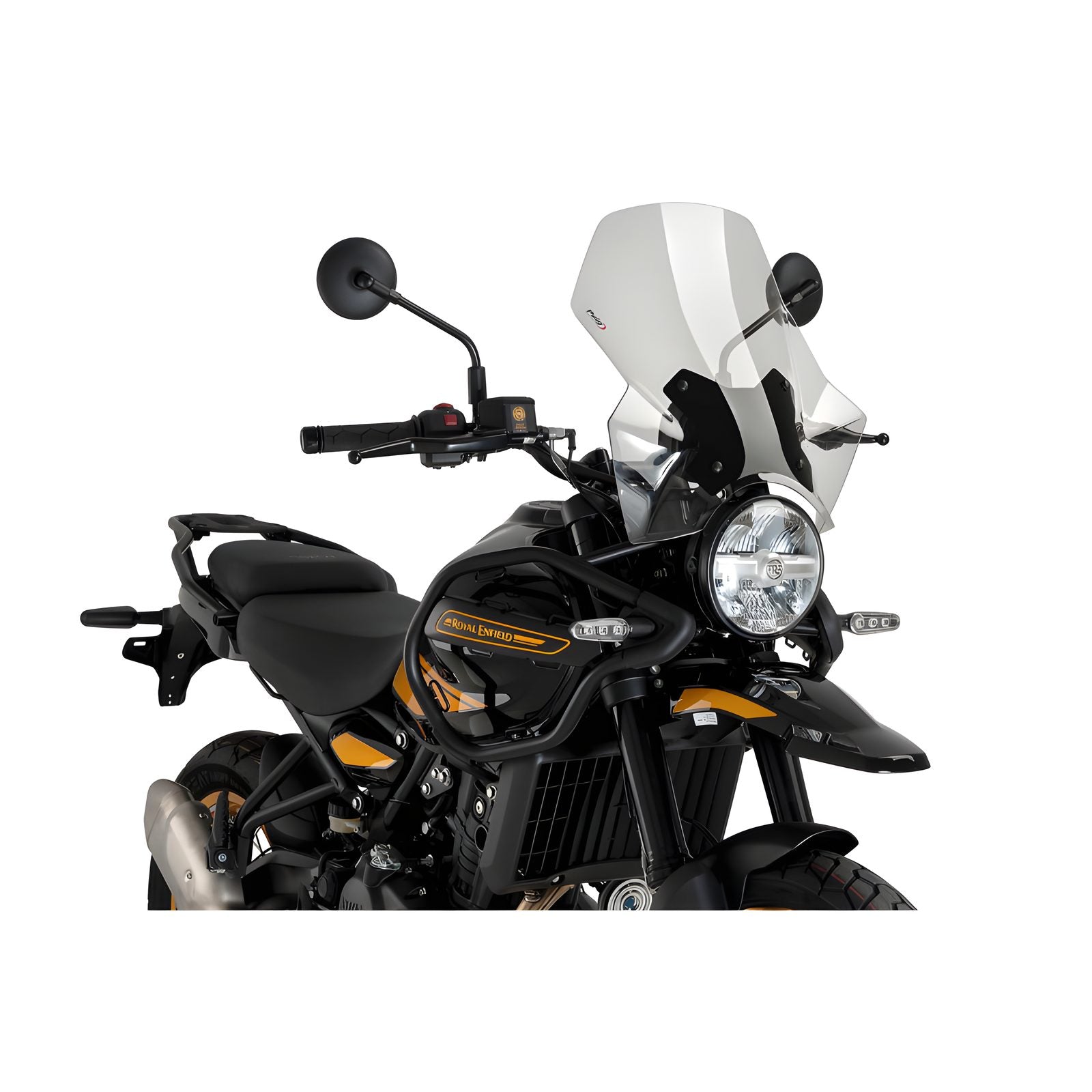 CUPOLINO REGOLABILE PUIG COMPATIBILE PER ROYAL ENFIELD HIMALAYAN 450 2024 TRASPARENTE 22113W