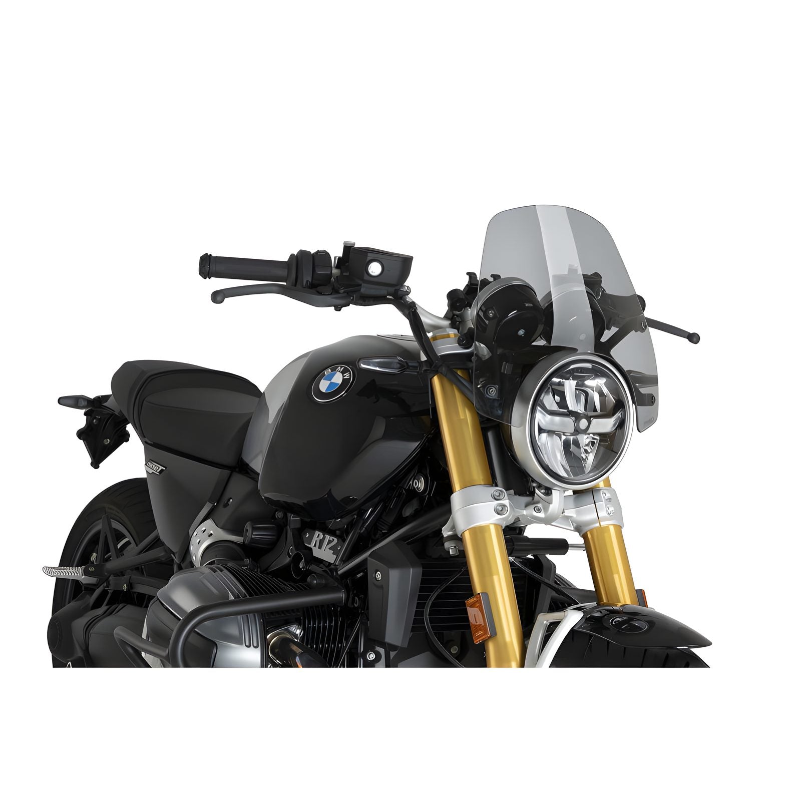CUPOLINO NAKED N.G. SPORT PUIG COMPATIBILE PER BMW R12 1200 2024 > 2025 FUME CHIARO 22132H