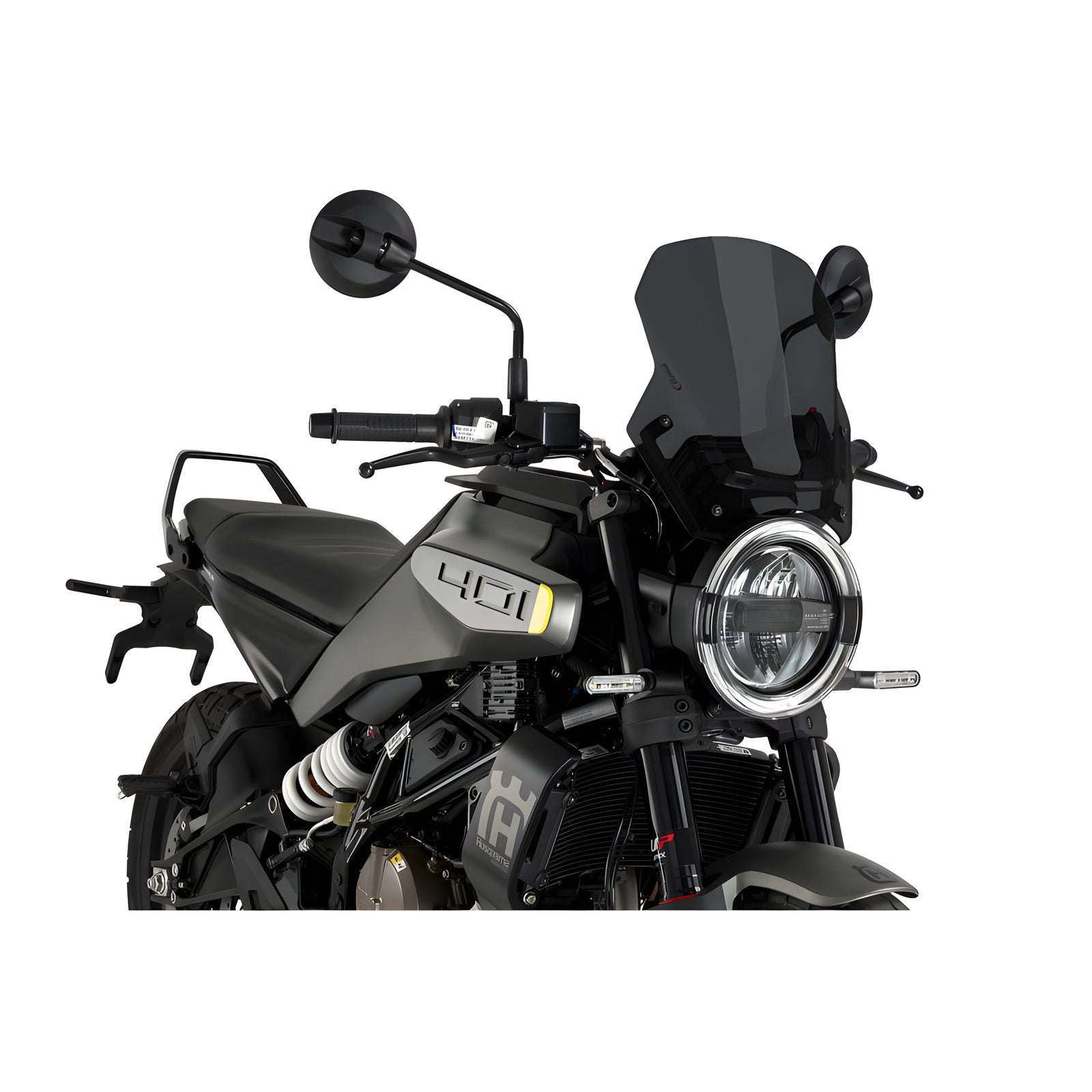 CUPOLINO NAKED N.G. SPORT PUIG COMPATIBILE PER HUSQVARNA SVARTPILEN 125 2024 > 2025 FUME SCURO 22188F