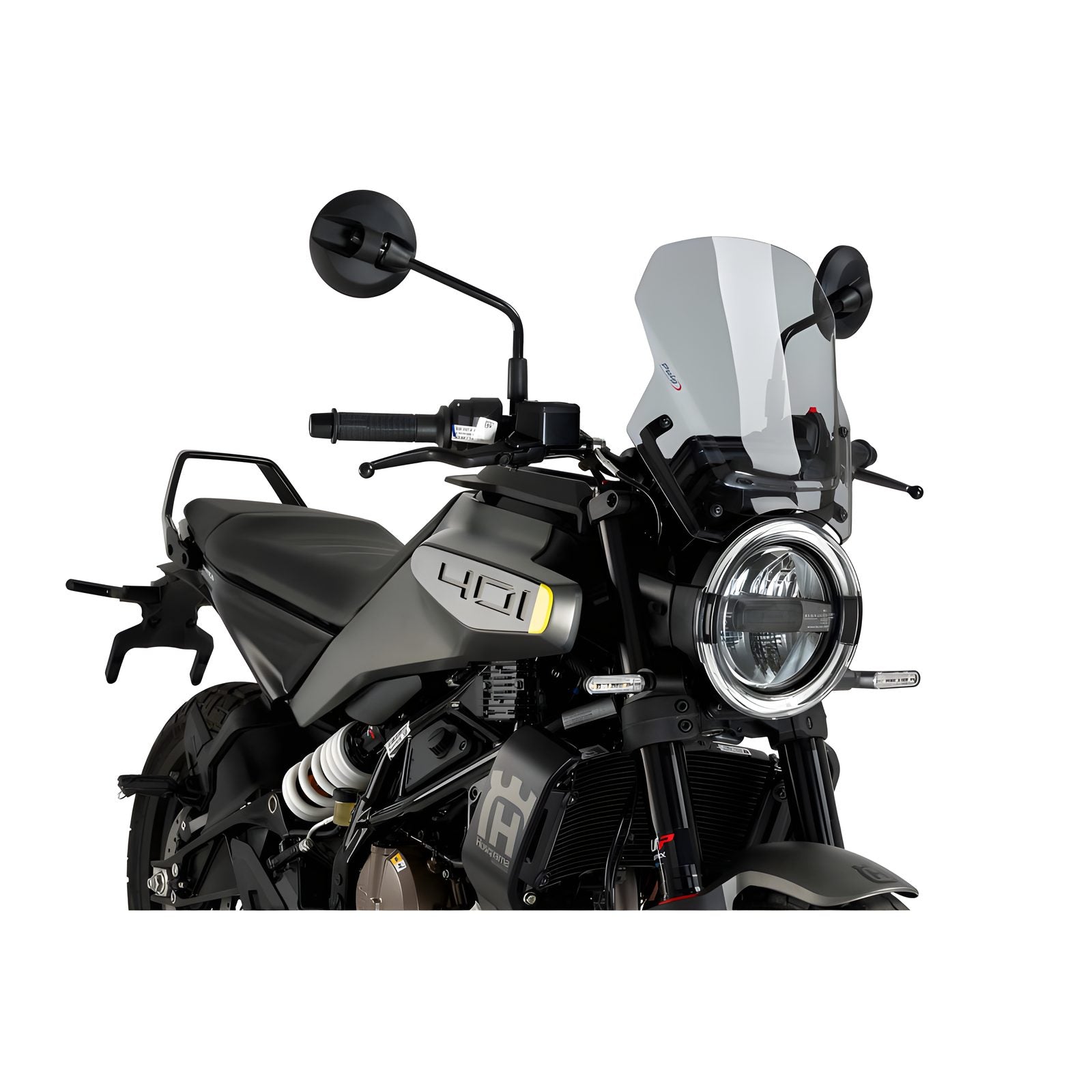 CUPOLINO NAKED N.G. SPORT PUIG COMPATIBILE PER HUSQVARNA SVARTPILEN 401 2024 > 2025 FUME CHIARO 22188H