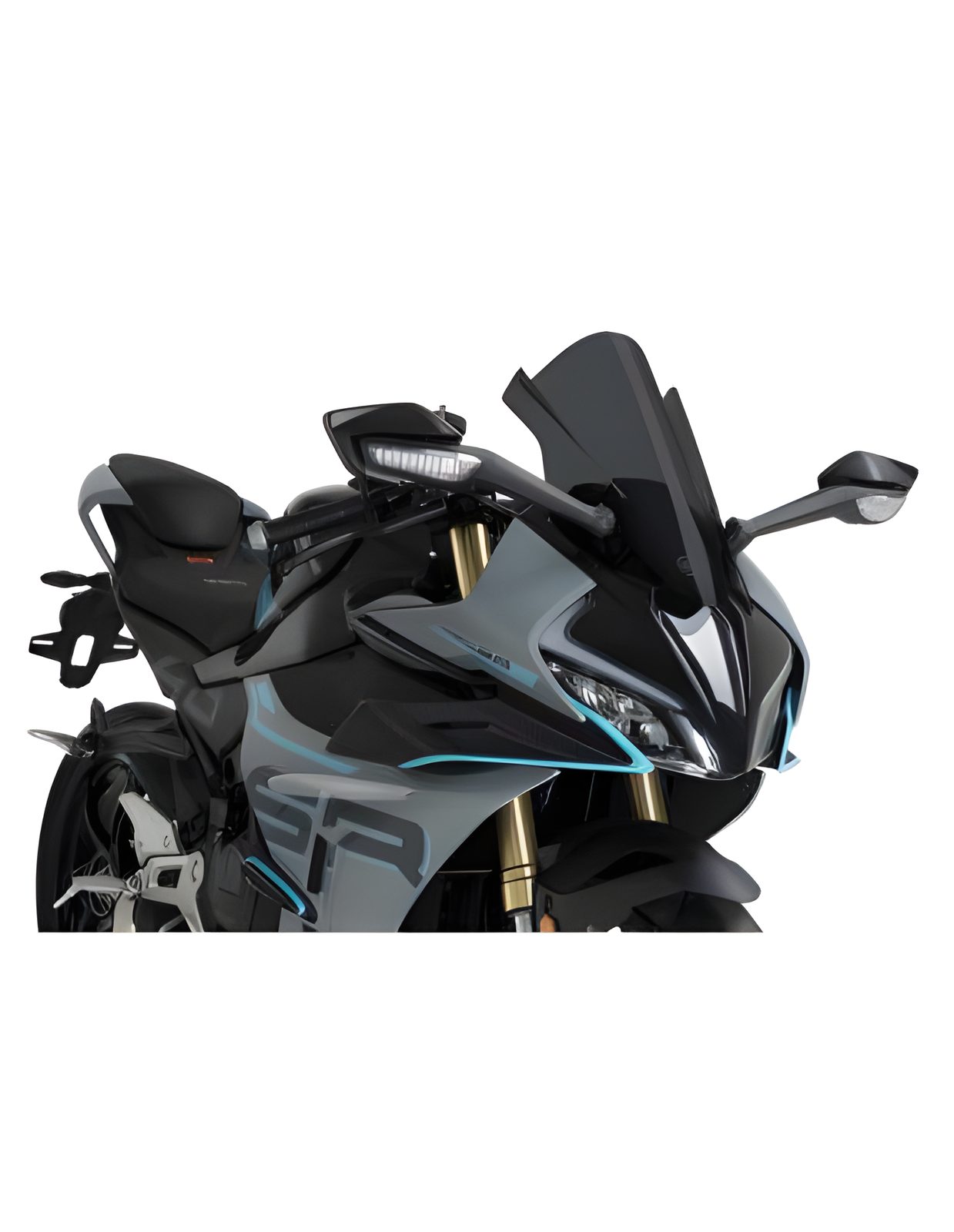 CUPOLINO Z-RACING PUIG COMPATIBILE PER CF MOTO SR 450 S 2024 > 2025 FUME SCURO 22286F
