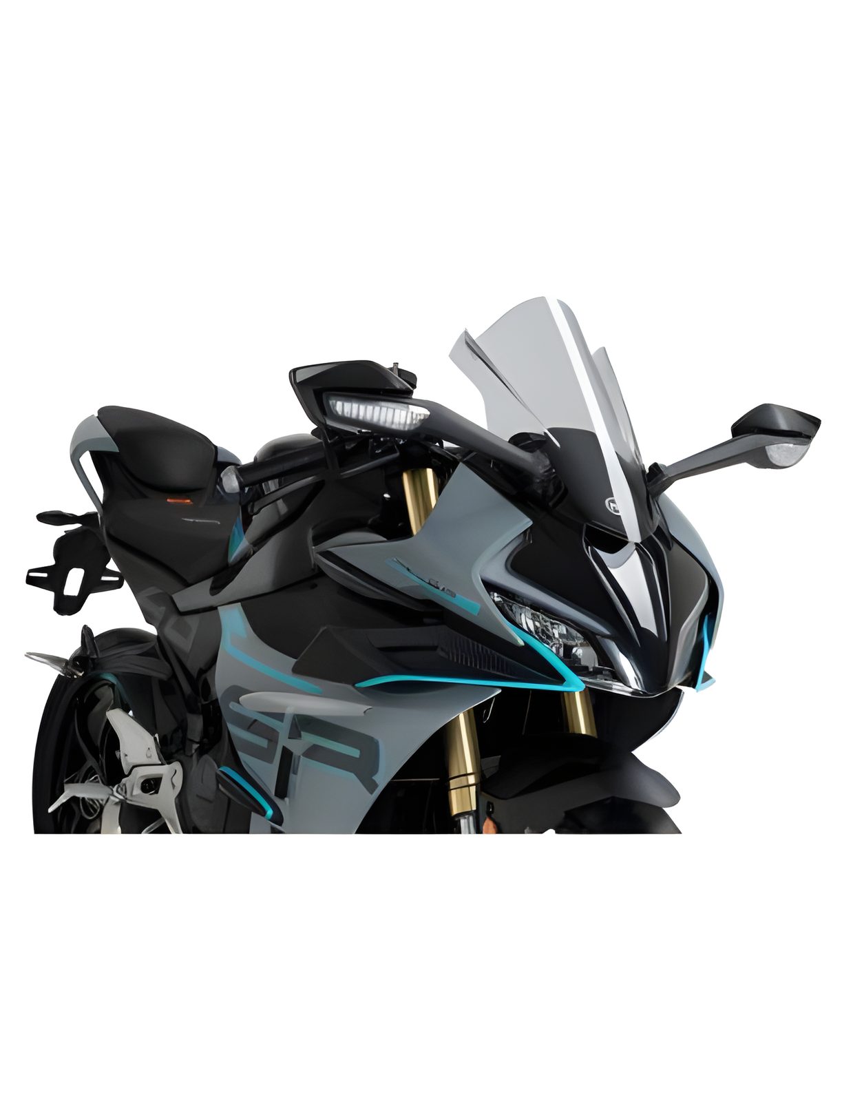 CUPOLINO Z-RACING PUIG COMPATIBILE PER CF MOTO SR 450 S 2024 > 2025 FUME CHIARO 22286H