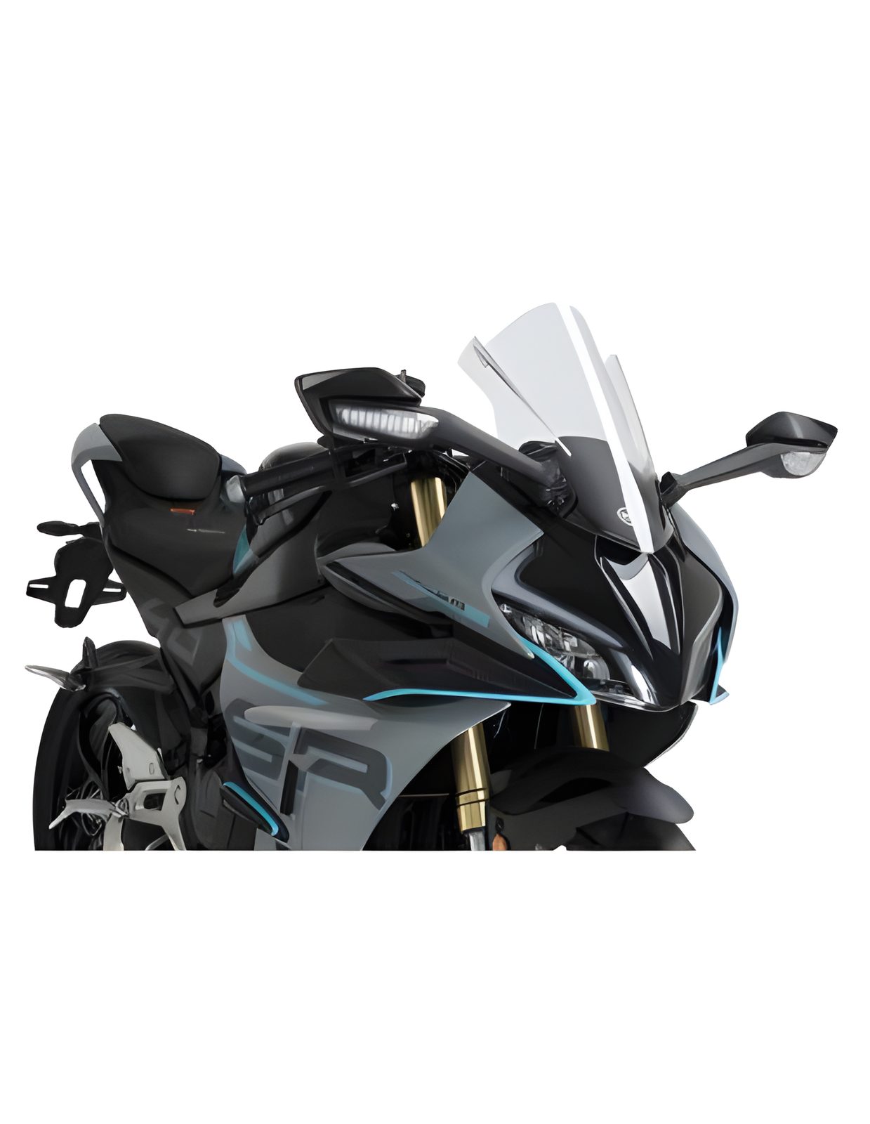 CUPOLINO Z-RACING PUIG COMPATIBILE PER CF MOTO SR 450 S 2024 > 2025 TRASPARENTE 22286W