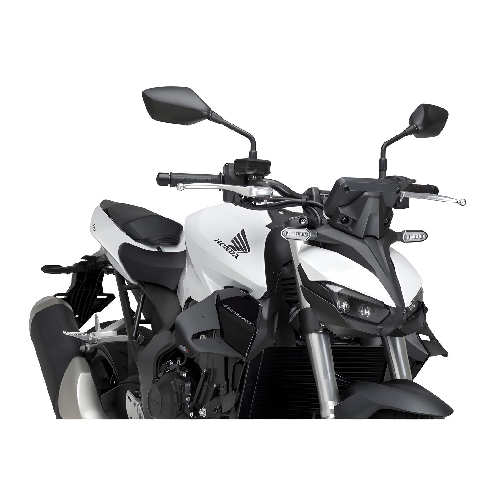 SPOILER D12 PUIG COMPATIBILE PER HONDA CB 1000 HORNET 2025 NERO OPACO COPPIA 22384J