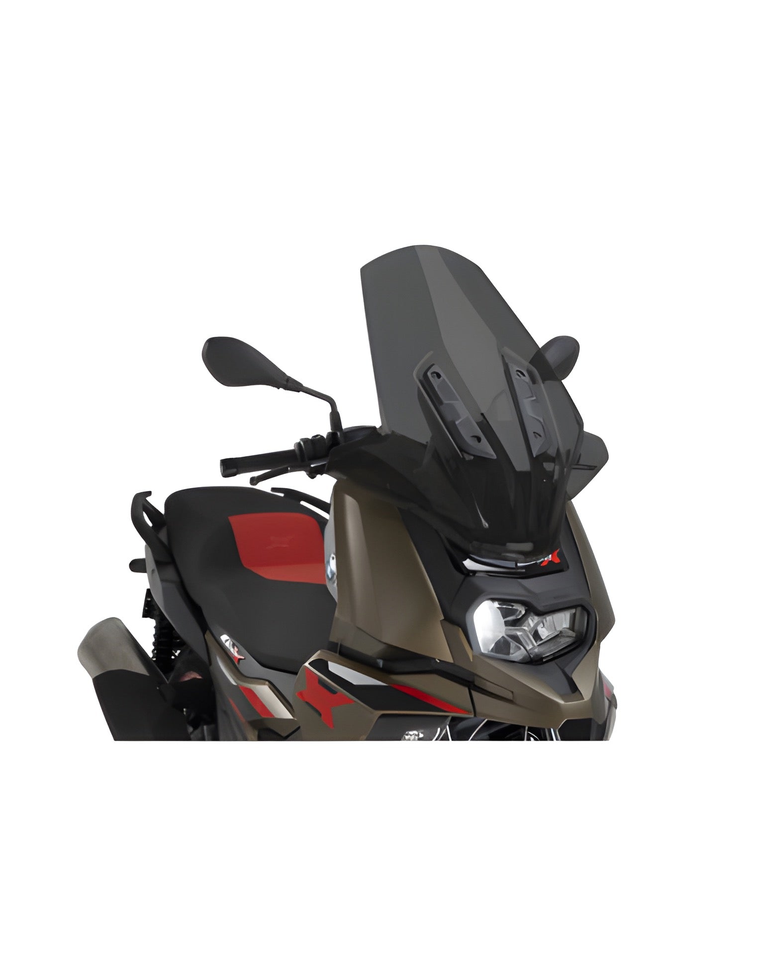 CUPOLINO V-TECH LINE TOURING PUIG COMPATIBILE PER BMW C 400 X 2018 > 2021 FUME SCURO 22410F